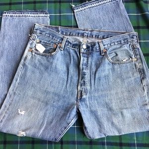 Vintage Levi’s 501 Jeans Distressed